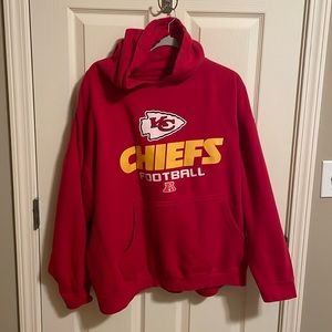 Red Kansas City Chiefs Football Hoodie Size 2X